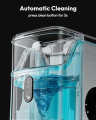 Countertop Pebble Ice Maker | 33–35 lbs/Day Soft Nugget Ice with Self-Cleaning