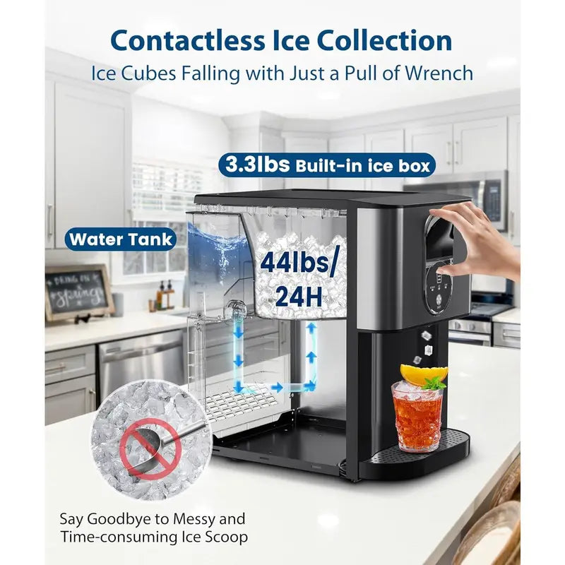 Self-Dispensing Nugget Ice Maker